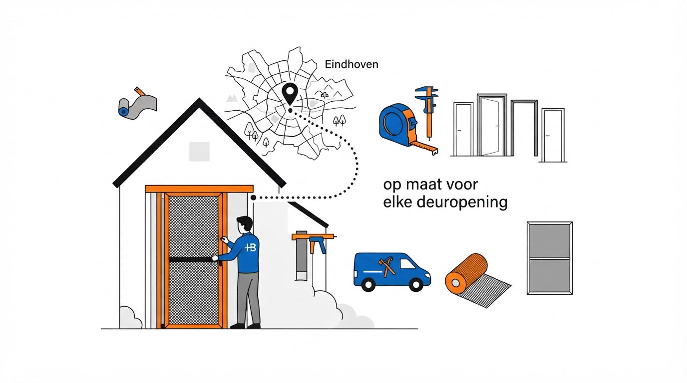 Zo helpt Horren Best bij een hordeur in Eindhoven