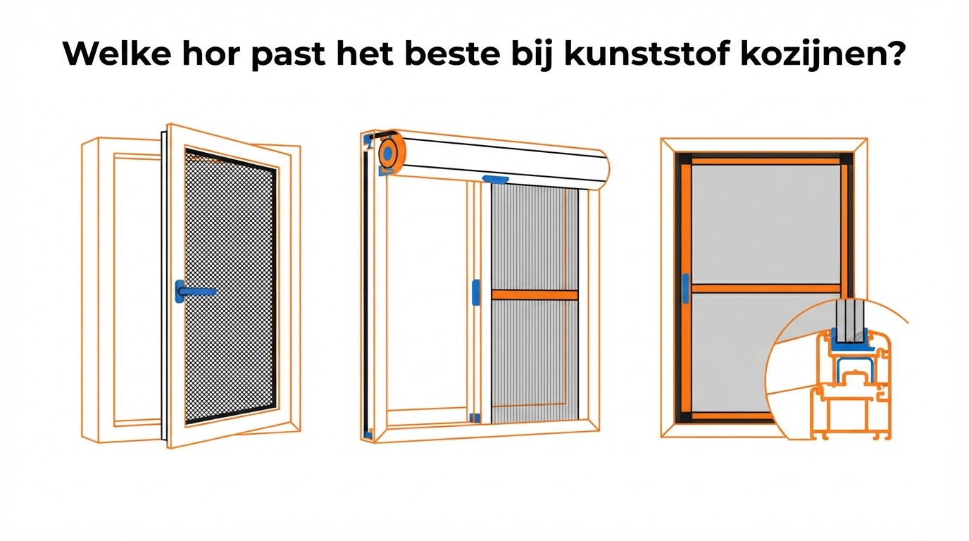 Welke hor past het beste bij kunststof kozijnen? - hor voor kunststof kozijnen